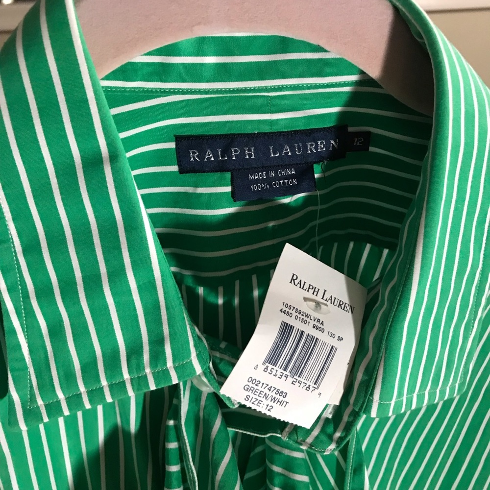 Preppy Green Ralph Lauren, NWT.